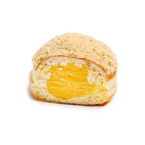 Golden Caramel Custard Donut | 1400kJ