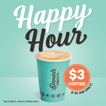 Morning Perks: $3 Coffee Happy Hour