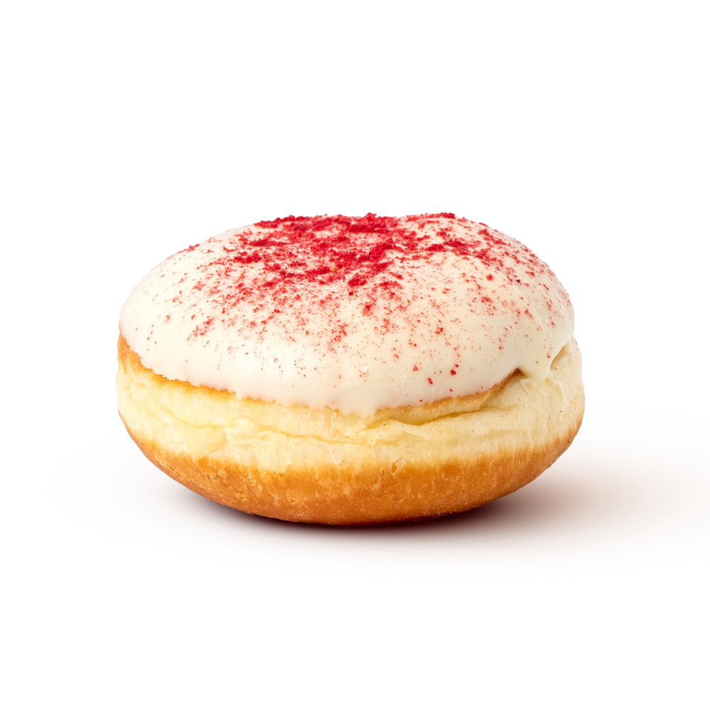 White Chocolate Raspberry Donut | 1220kJ