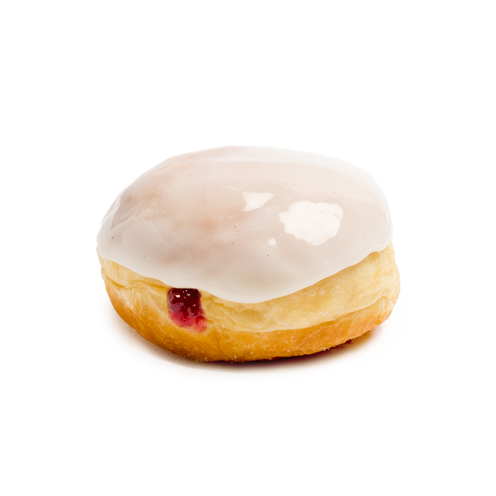 
            
                Load image into Gallery viewer, Glazed Jam Donut | 1160kJ
            
        