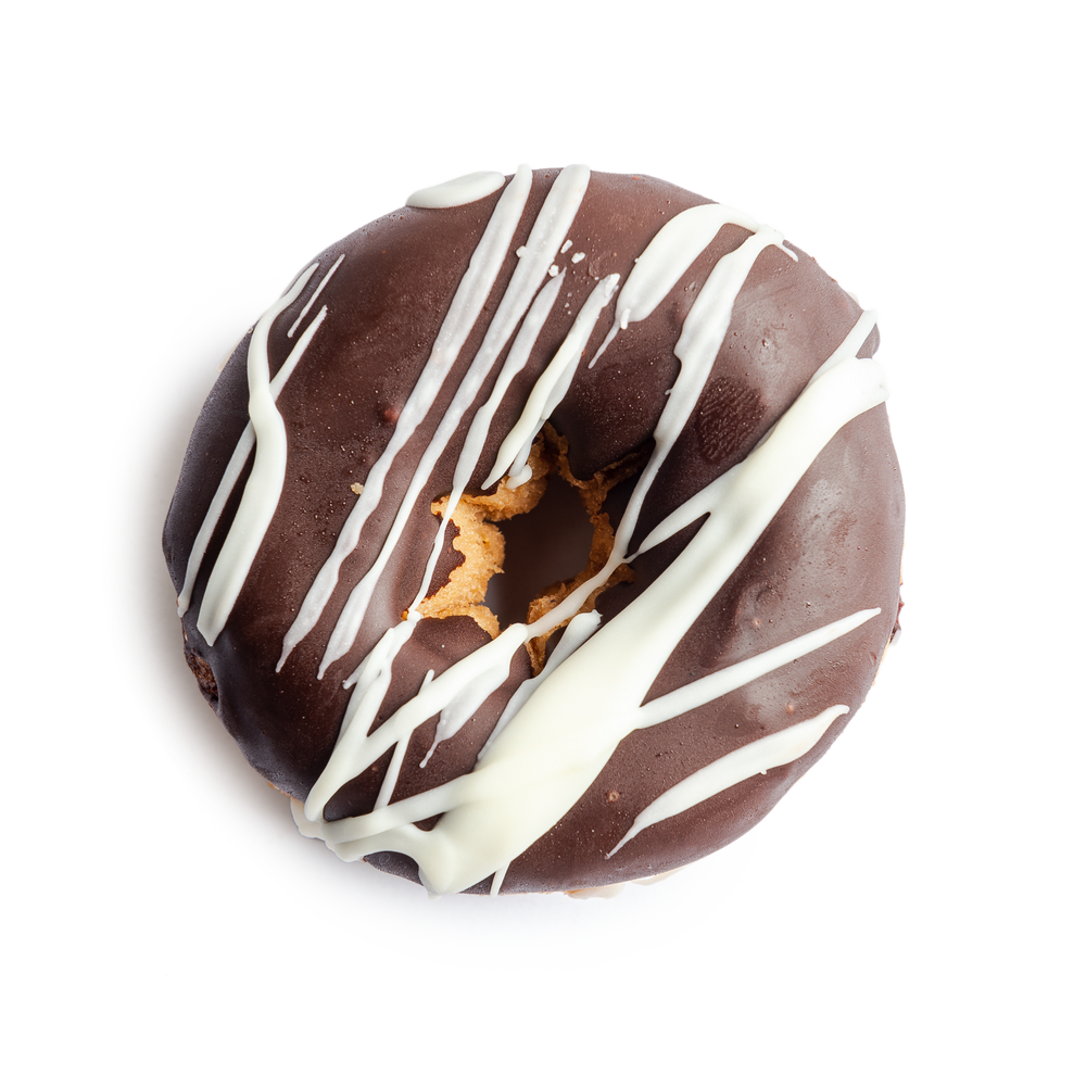 Gluten Free Chocolate Iced Donut | 340kJ