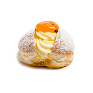 
            
                Load image into Gallery viewer, Passionfruit Cheesecake Donut | 1670kJ
            
        